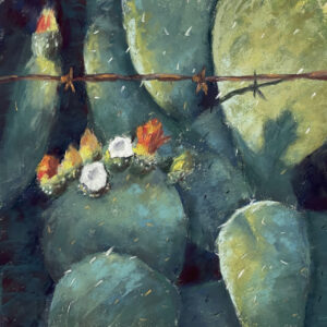 Prickly Pear Fence
